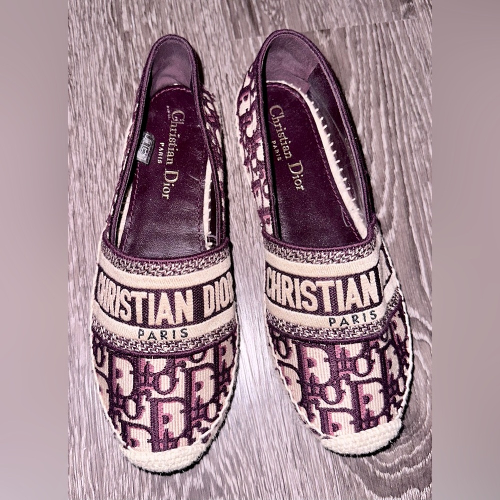 DIOR- Granville Espadrilles Deep Amaran
